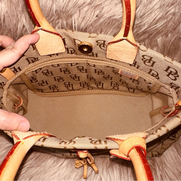 Dooney & Brouke Tassel Canvas Bag - Picture 6 of 9